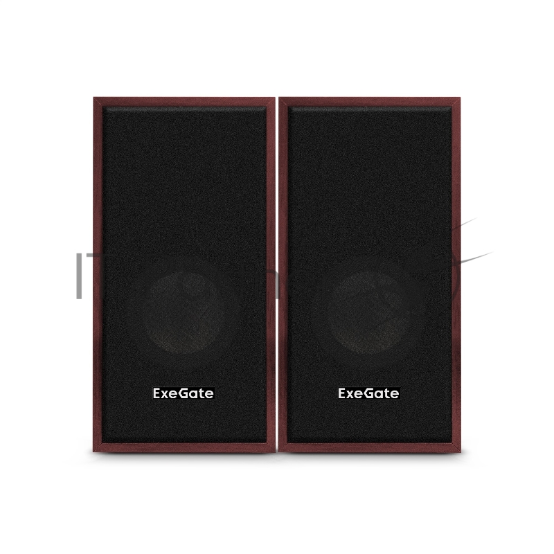 Акустическая система 2.0 ExeGate EX287059RUS Tango 314 (питание USB, 2х3Вт (12 Вт RMS), 80-20000Гц, темное дерево)