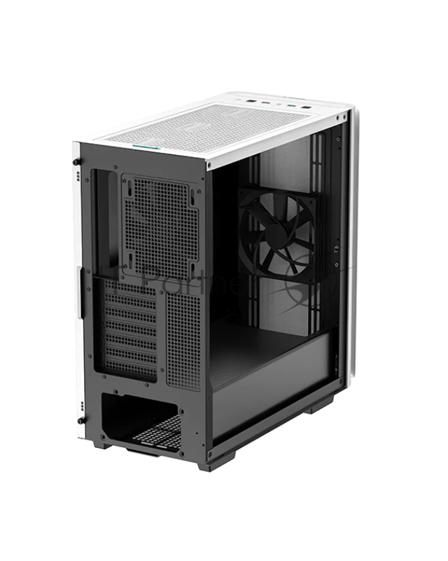 Корпус Deepcool CK500 WH без БП, боковое окно (закаленное стекло), 1x140мм вентилятор спереди и 1x140мм вентилятор сзади, белый, ATX