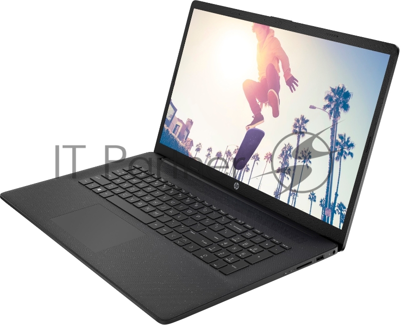 Ноутбук 17.3 HD+ HP 17-cp0134ur black (AMD Ryzen 3 3250U/8Gb/512Gb SSD/noDVD/VGA int/DOS) (5T939EA)