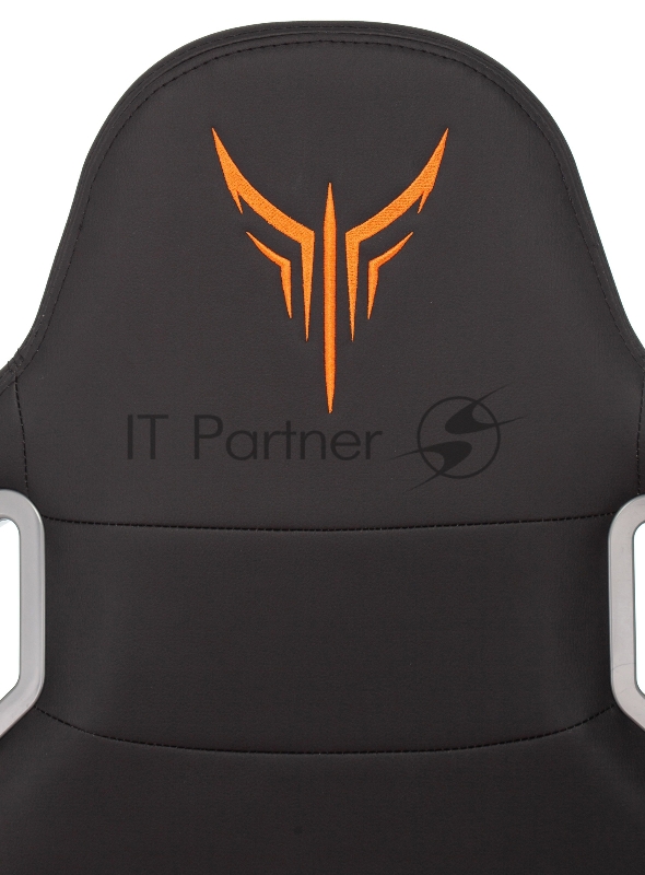 Кресло игровое Knight OUTRIDER черный ромбик эко.кожа с подголов. крестовина металл