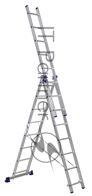 Лестница Alumet H3 5308 алюминий 8ступ. H7.36м макс.нагр.:150кг