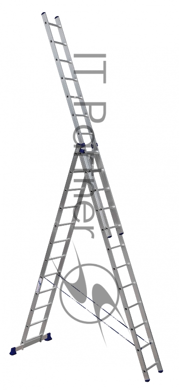 Лестница Alumet H3 5312 алюминий 12ступ. H8.79м макс.нагр.:150кг