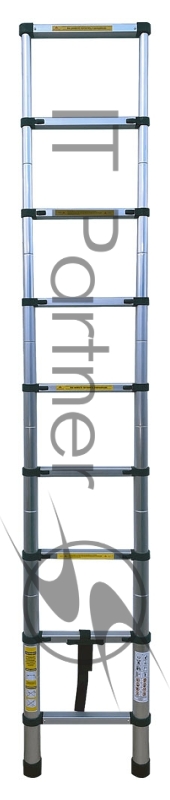 Лестница Alumet телескопическая алюминий 9ступ. H2.6м макс.нагр.:150кг (TLS 2.6)