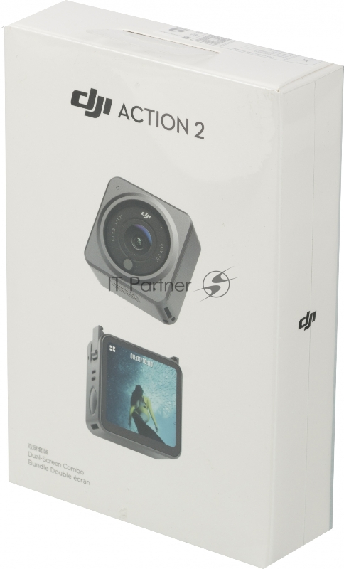 Экшн-камера Dji Action 2 Dual-Screen Combo 1xCMOS 12Mpix серый