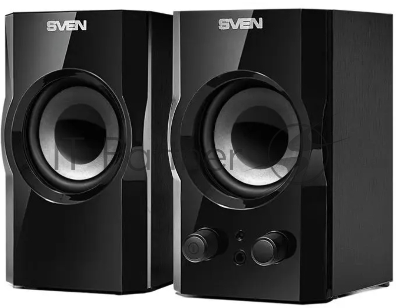 Колонки Sven SPS-606 2.0 черный 6Вт
