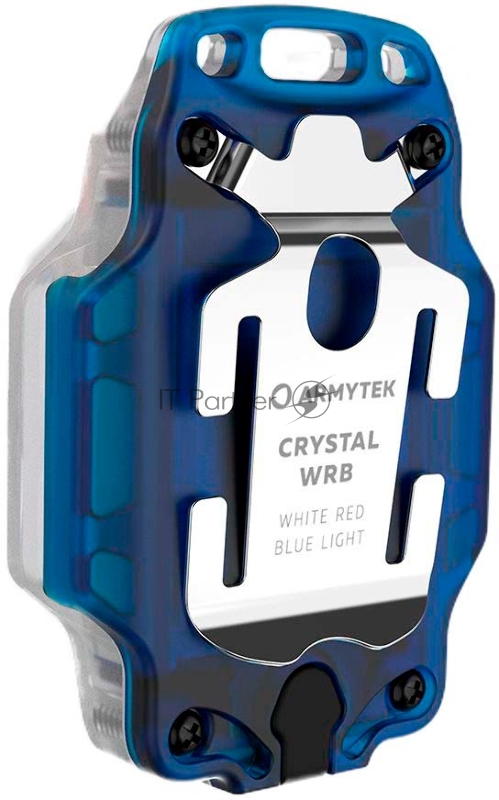 Мультифонарь светодиодный Armytek Crystal WRB, 150 лм, белый свет и красно-синий маячок, аккумулятор