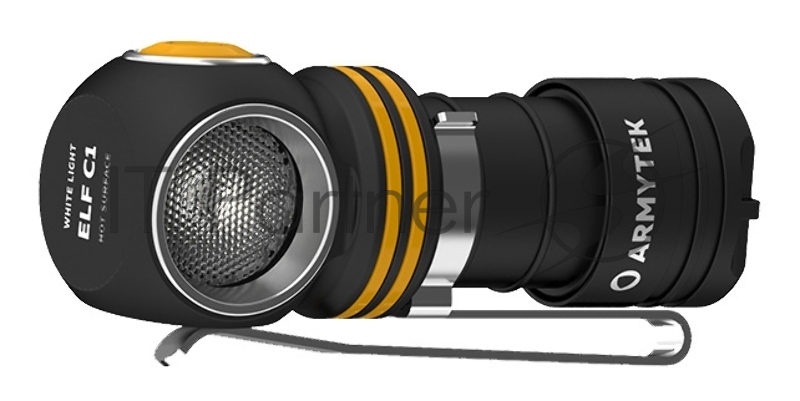 Мультифонарь светодиодный Armytek Elf C1 Micro USB+18350, 1000 лм, холодный свет, аккумулятор