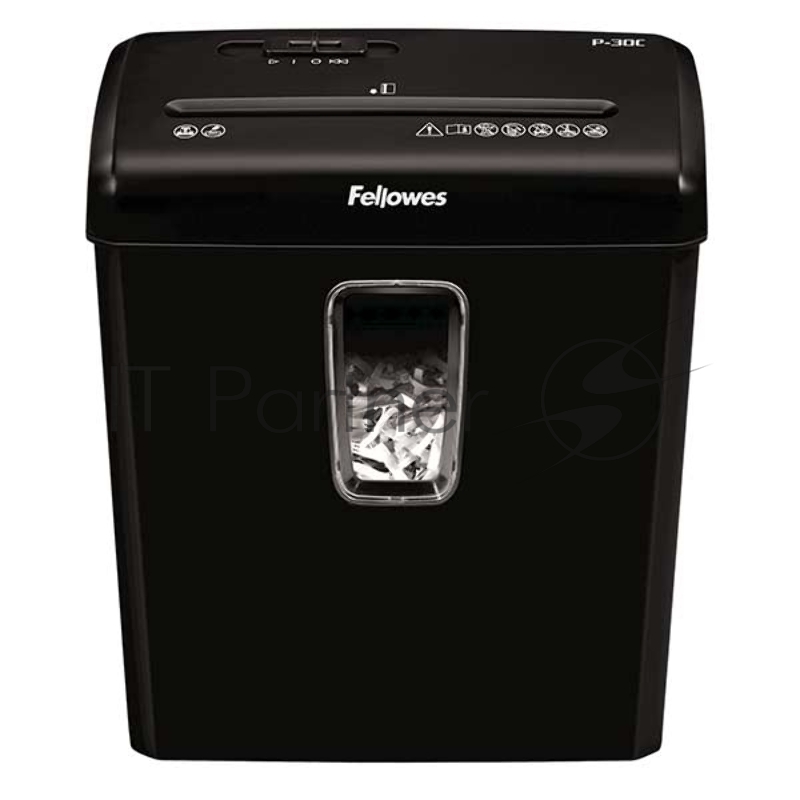 Шредер Fellowes® Powershred® P-30C, DIN P-4, 4х34 мм, 6 лст., 15 лтр.
