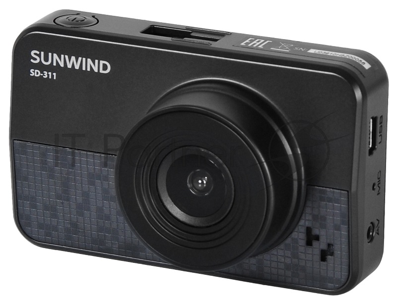 Видеорегистратор SunWind SD-311 черный 1.3Mpix 1080x1920 1080p 140гр. GP6248
