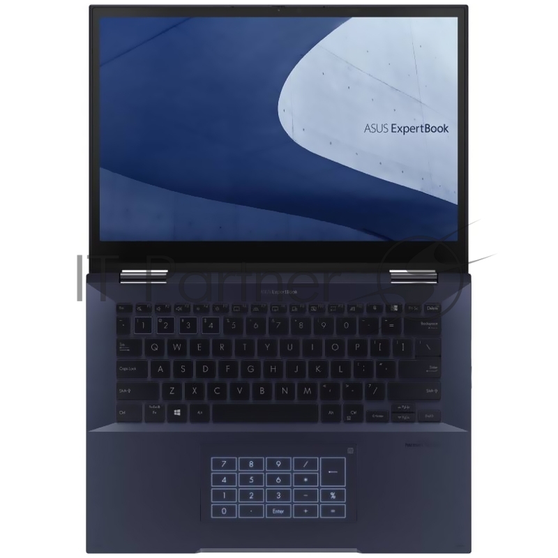 Ноутбук ASUS B7402FEA-L90113R Touch +cable+Stylus 14(2560x1600 (матовый) 16:10)/Touch/Intel Core i5 1155G7(2.5Ghz)/16384Mb/512PCIS 1y/1.44kg/Star Black/W10Pro + Support NumberPad FingerPrint