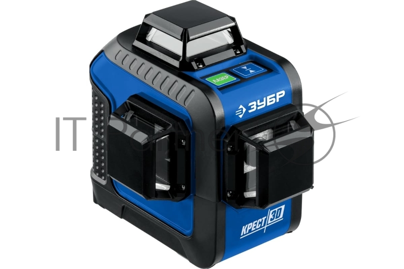 Нивелир Зубр КРЕСТ 3D зеленый лазерный