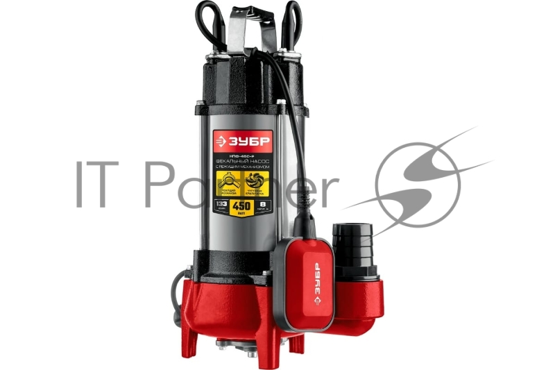 Насос ЗУБР НПФ-450-Р фекальный с режущим механизмом, 450 Вт