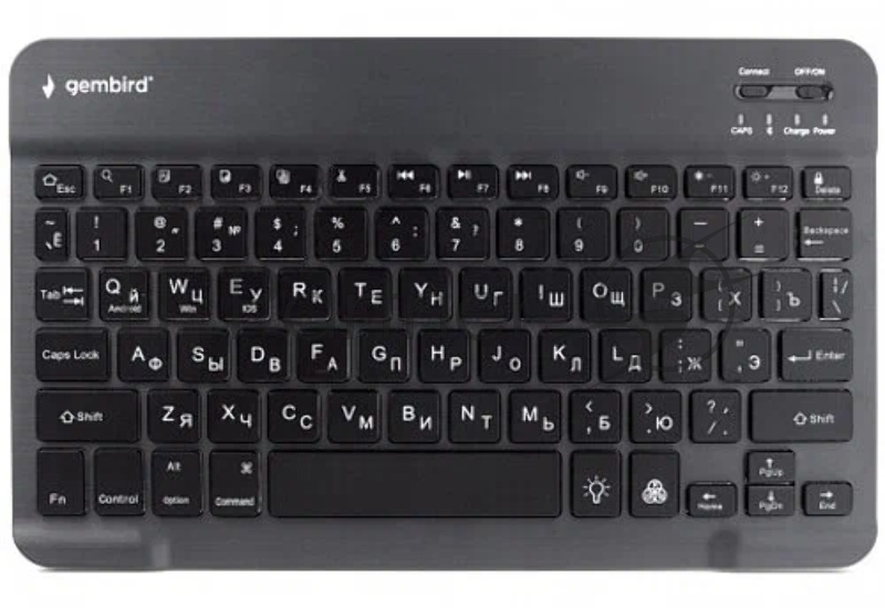 Беспроводная клавиатура Gembird KBW-4, 78кл, Bluetooth, ножн.тип клавиц, ультра-тонкая