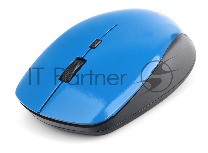 Мышь беспроводная Gembird MUSW-250-2, 2.4ГГц, 3 кнопки + колесо кнопка,1600DPI зеленый