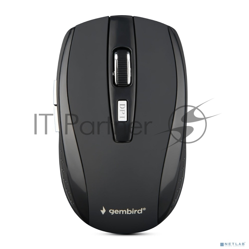 Мышь беспроводная Gembird MUSW-330, 2.4ГГц, черный