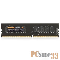 Модуль памяти QUMO DDR4 DIMM 8GB QUM4U-8G2400C16 {PC4-19200, 2400MHz}