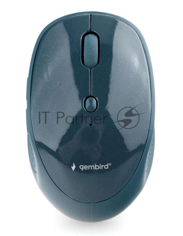 Мышь беспроводная Gembird MUSW-550, 1600 DPI, 2.4ГГц + BT синяя