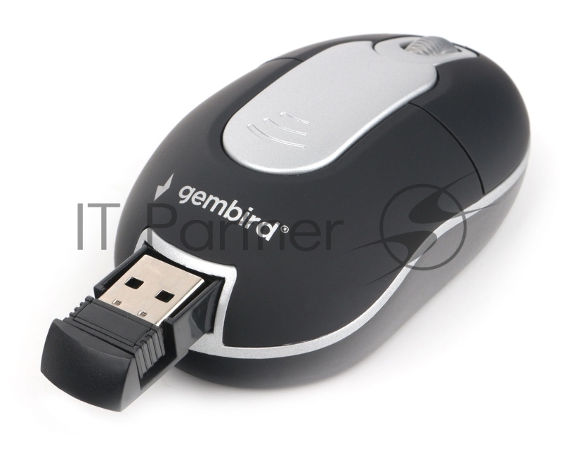 Мышь беспроводная Gembird MUSW-600, 2,4ГГц, 1200DPI, 3кн черная