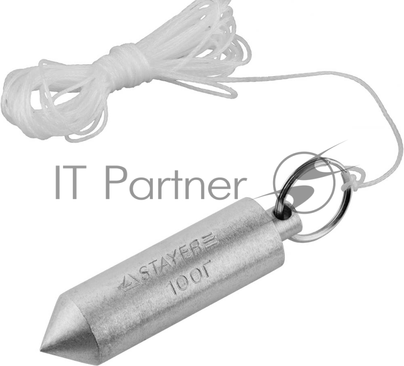 Отвес STAYER MASTER строительный со шнуром, 100г