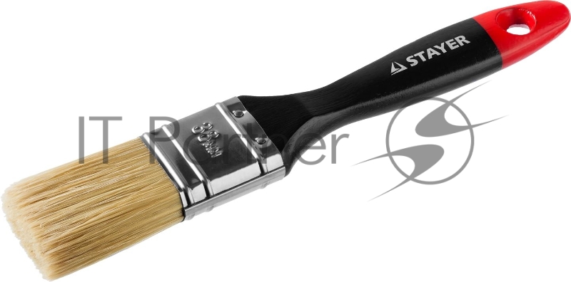 Кисть плоская STAYER UNIVERSAL-PROFI, светлая натуральная щетина, деревянная ручка, 38мм