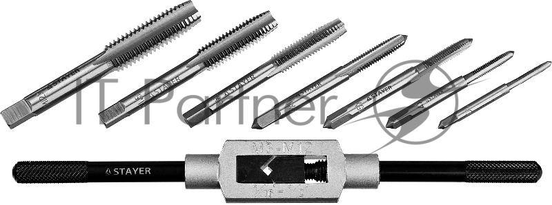 Набор метчиков STAYER MaxCut 8 предметов, инструментальная сталь