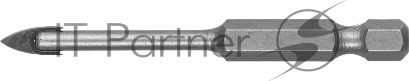 Сверло ЗУБР 29840-04 по кафелю, керамике, стеклу, с двумя режущими лезвиями, шестигранный хвостовик, 4 мм