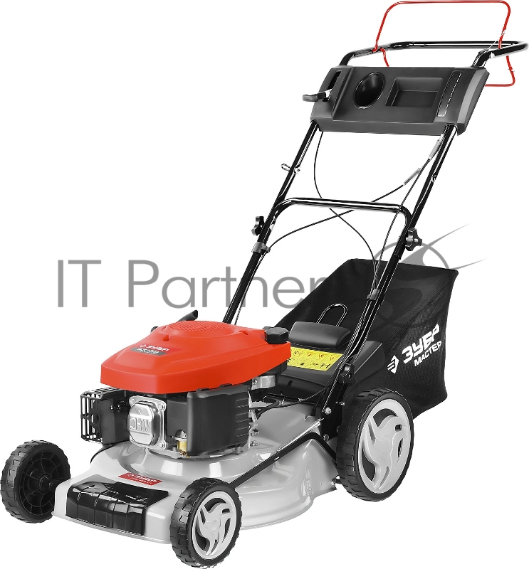 Газонокосилка ЗУБР ГКБ-460СТ бензиновая самоход 5 ступ. 25-75мм 50л 139см3 460мм 2.6кВт