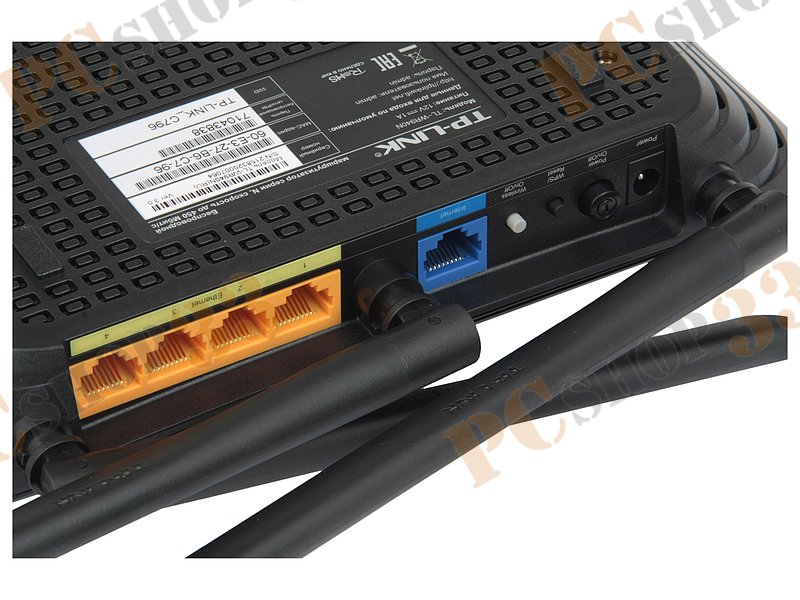 Беспроводной маршрутизатор TP-Link TL-WR940N WiFi 450Мбит/сек. + 4 порта LAN 100Мбит/сек. + 1 порт WAN 100Мбит/сек.