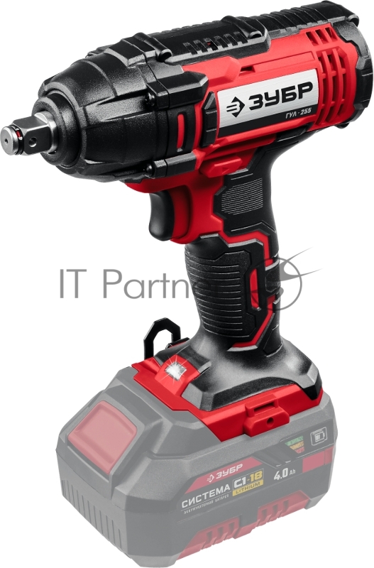 Гайковерт ЗУБР 18В, без АКБ, в коробке, ударный. ГУЛ-410