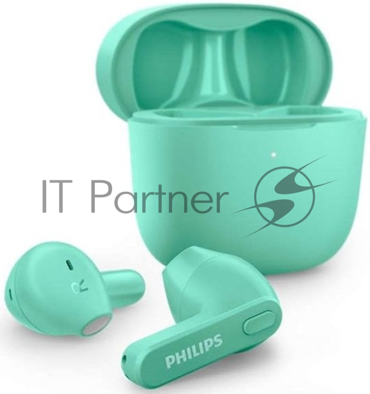 Гарнитура вкладыши Philips TAT2236GR/00 зеленый беспроводные bluetooth в ушной раковине