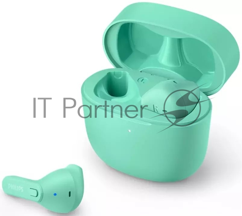 Гарнитура вкладыши Philips TAT2236GR/00 зеленый беспроводные bluetooth в ушной раковине