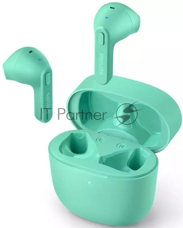Гарнитура вкладыши Philips TAT2236GR/00 зеленый беспроводные bluetooth в ушной раковине