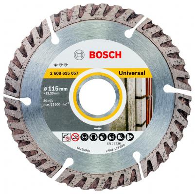 Bosch BOSCH 2608615057 Алмазный диск Stf Universal115-22,23