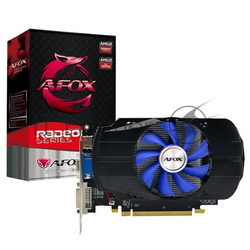Видеокарта AFOX R7 350 Single Fan 2GB GDDR5 128bit DVI HDMI DP RTL{30} (784238)