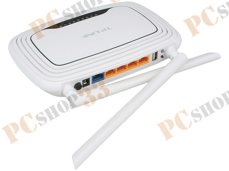 Беспроводной маршрутизатор TP-Link TL-WR842N WiFi 300Мбит/сек. + 4 порта LAN 100Мбит/сек. + 1 порт WAN 100Мбит/сек. + 1 порт USB2.0