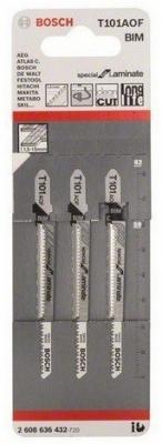 Bosch Bosch 2608636432 3 ЛОБЗИКОВЫЕ ПИЛКИ T 101 AOF, BIM