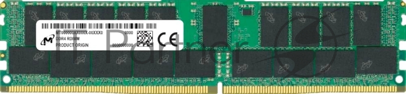 Память DDR4 32Gb 3200MHz Crucial MTA36ASF4G72PZ-3G2R1 RTL PC4-25600 CL19 RDIMM ECC 288-pin 1.2В dual rank