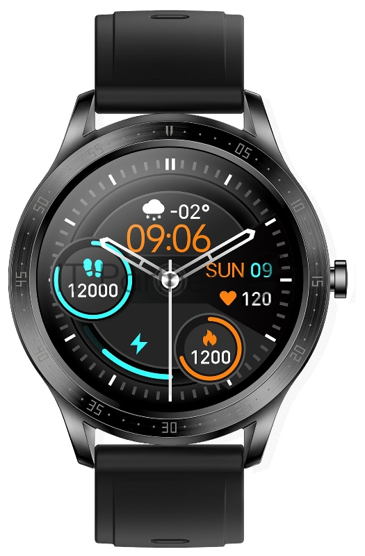 Смарт-часы Digma Smartline D5 1.28 IPS черный (D5B)