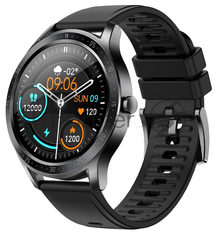 Смарт-часы Digma Smartline D5 1.28 IPS черный (D5B)