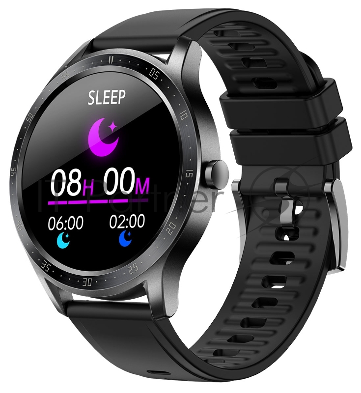 Смарт-часы Digma Smartline D5 1.28 IPS черный (D5B)