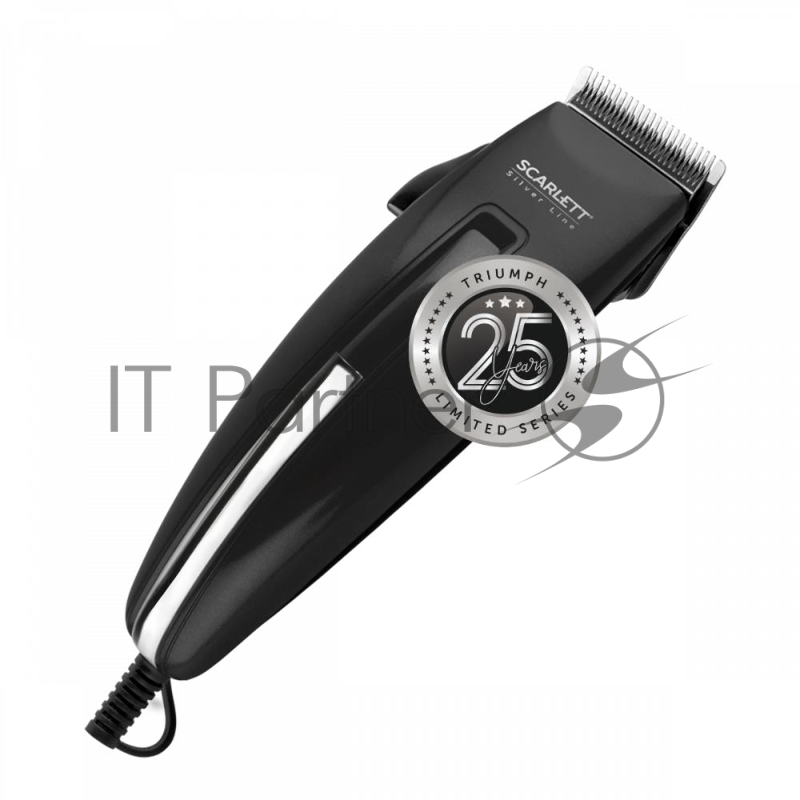 Машинка для стрижки волос Scarlett SC-HC63C11 (Silver Line)Мощность, Вт: 15 Насадки: 4 съемных гребня на 3, 6, 9, 12 мм Питание: Сеть Материал лезвия: Нержавеющая сталь Длина стрижки, мм: 3-12 Щетка для чистки машинки: Да Масленка для машинки: Да Удо