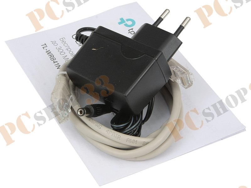 Беспроводной маршрутизатор TP-Link TL-WR841N WiFi 300Мбит/сек. + 4 порта LAN 100Мбит/сек. + 1 порт WAN 100Мбит/сек.