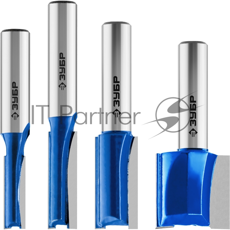 Набор профильных фрез по дереву ЗУБР 4шт