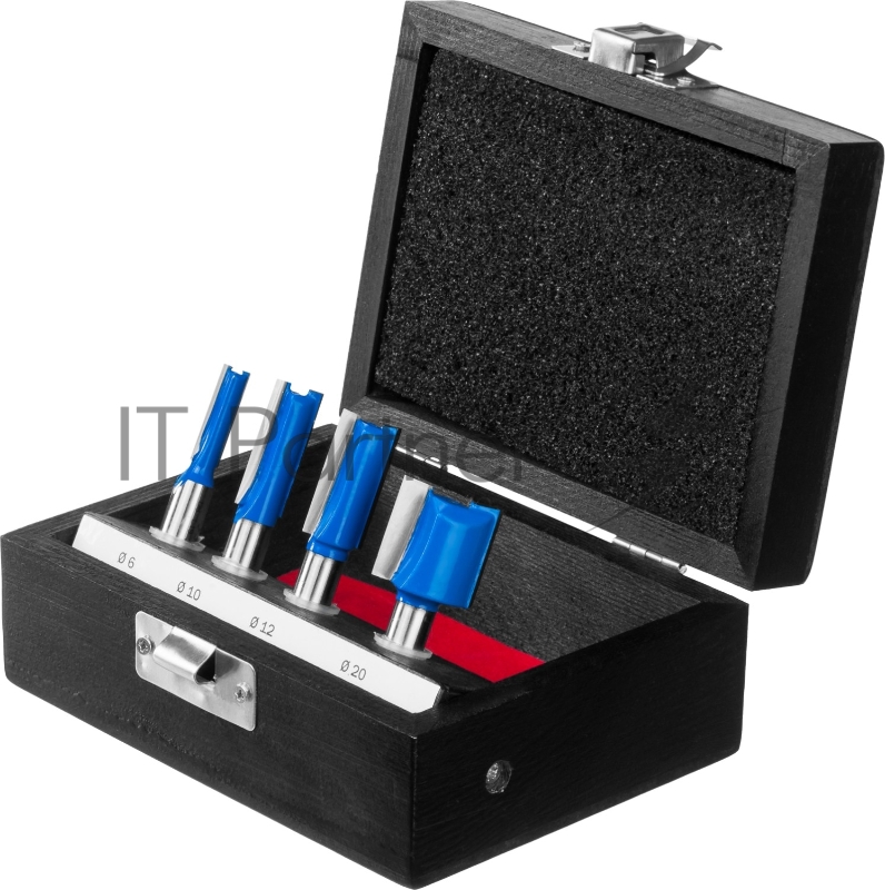 Набор профильных фрез по дереву ЗУБР 4шт