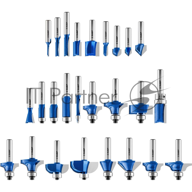 Набор профильных фрез ЗУБР 26шт, по дереву