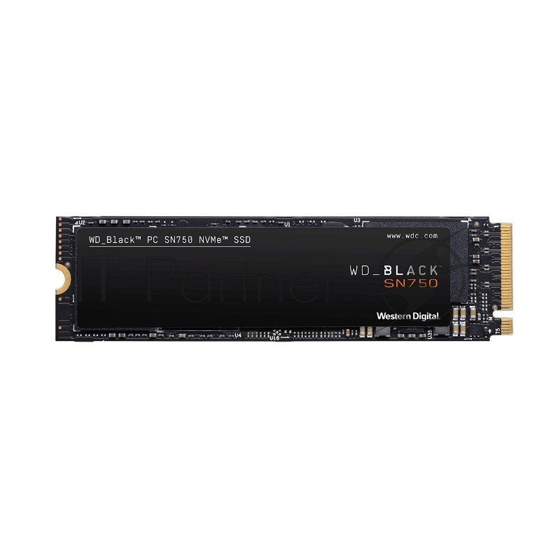 Накопитель твердотельный SSD WD Black SN750 NVMe WDS400T3X0C 4ТБ M2.2280 (без радиатора)
