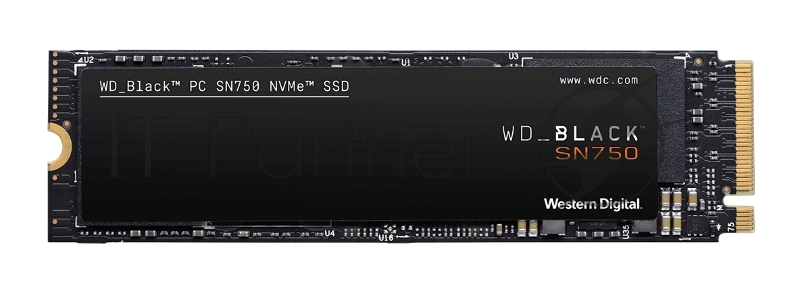 Накопитель твердотельный SSD WD Black SN750 NVMe WDS400T3X0C 4ТБ M2.2280 (без радиатора)
