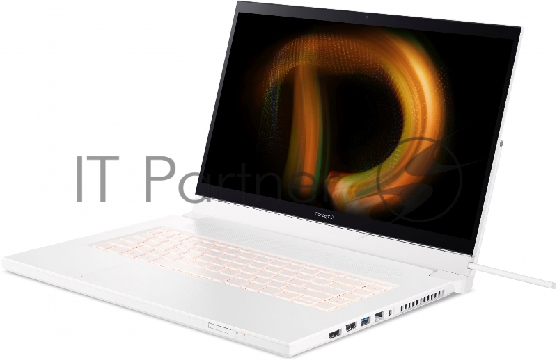 Ноутбук Acer ConceptD 7 Ezel CC715-72G-71LL Core i7 11800H 64Gb SSD1Tb+1Tb NVIDIA GeForce RTX 3080 8Gb 15.6 IPS Touch UHD (3840x2160) Windows 11 Professional 64 white WiFi BT Cam