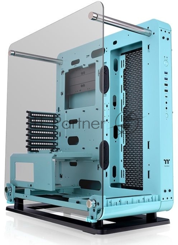 Корпус Thermaltake Core P6 TG Turquoise черный без БП ATX 18x120mm 12x140mm 2xUSB2.0 2xUSB3.0 audio bott PSU