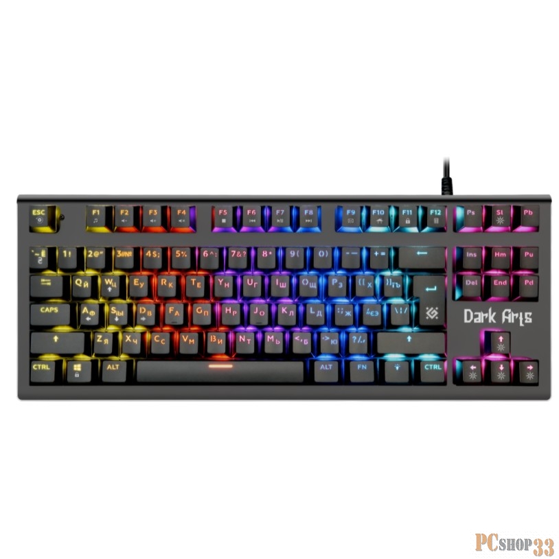 Клавиатура USB DARK ARTS GK-375 RU 45375 DEFENDER